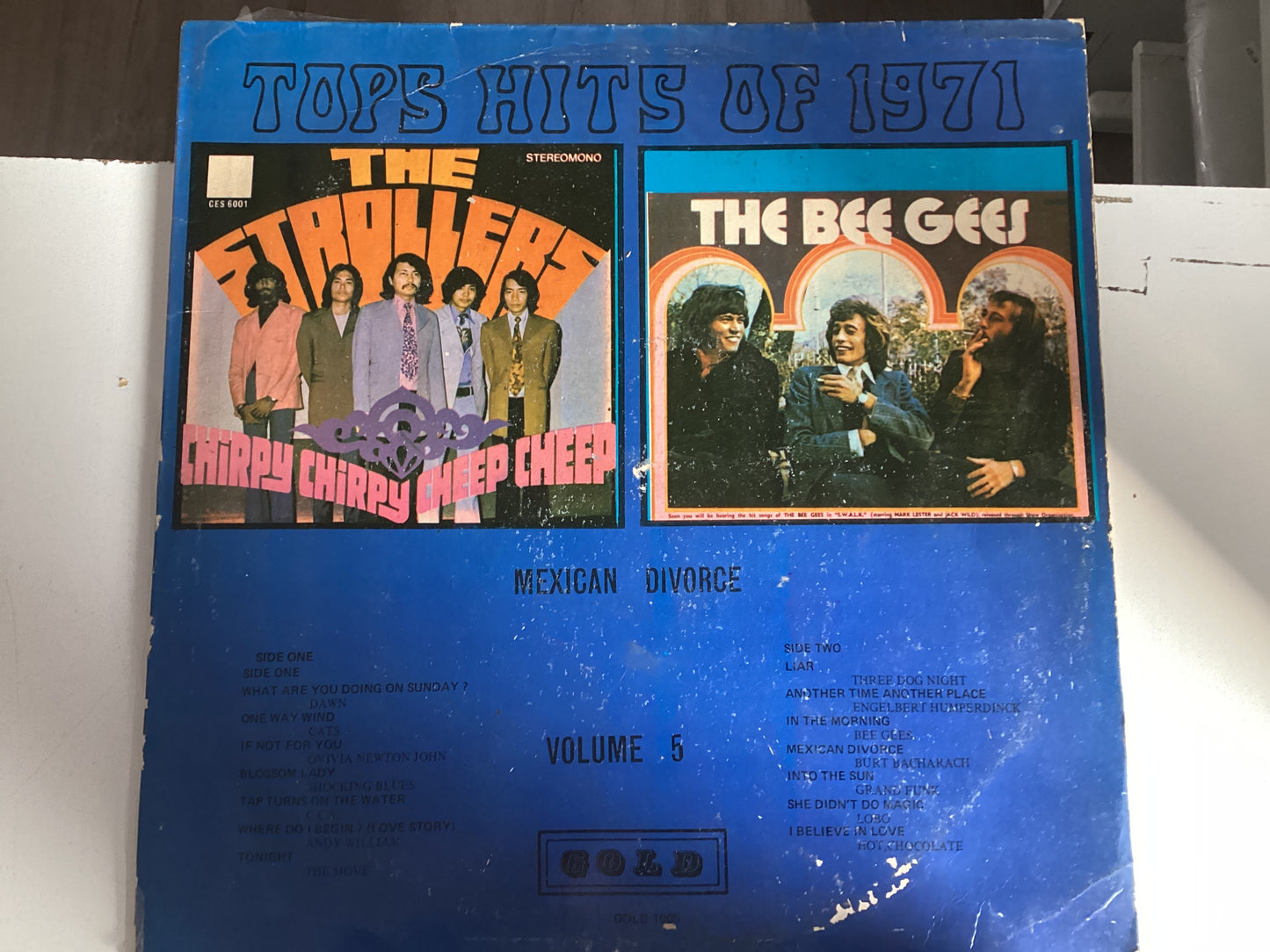 BEE GEES = TOP HITS OF 1971 (USA 1971) (USED)