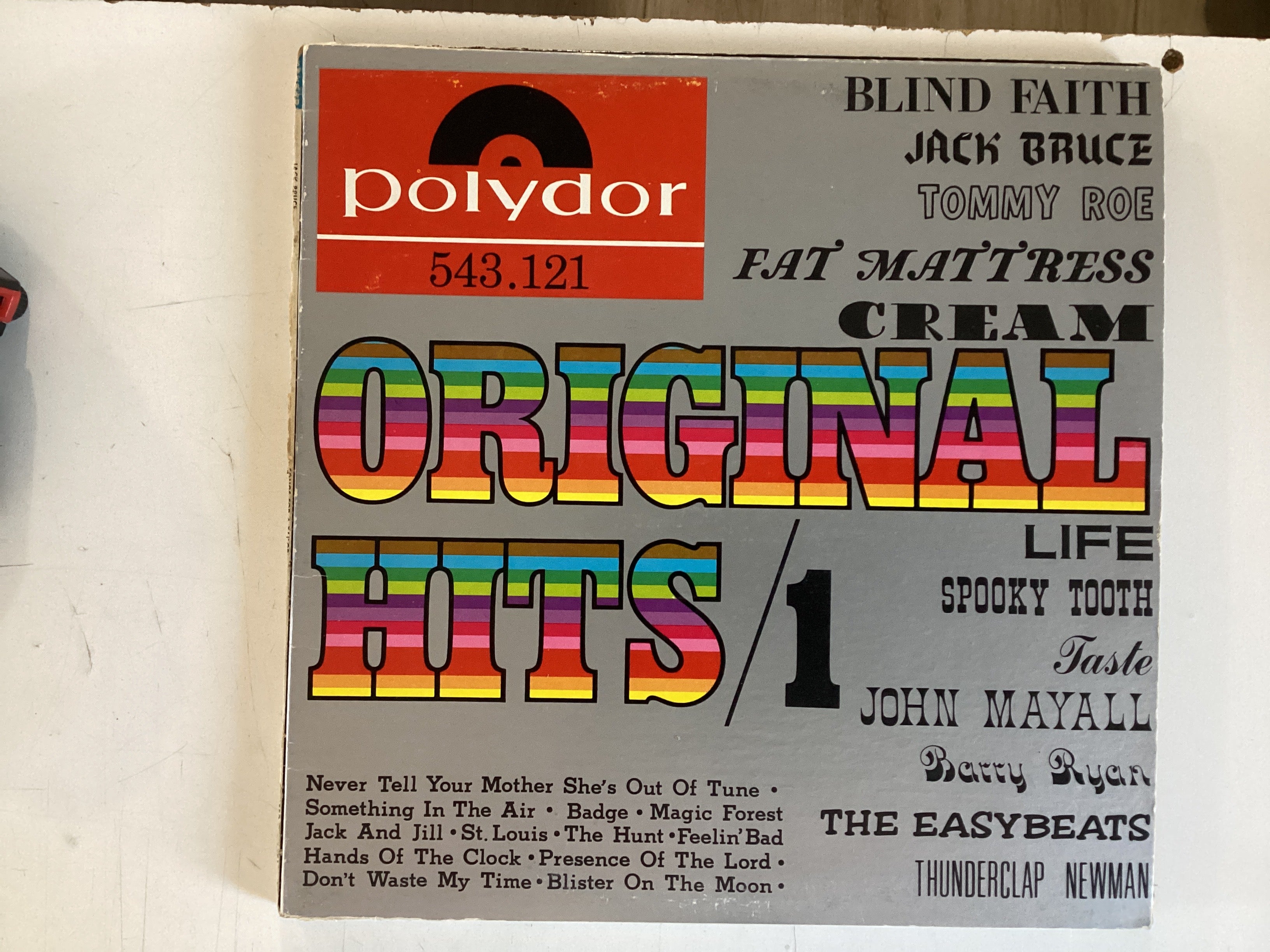 ORIGINAL HITS = CREAM AND OTHERS (CDA 1969) (USED)