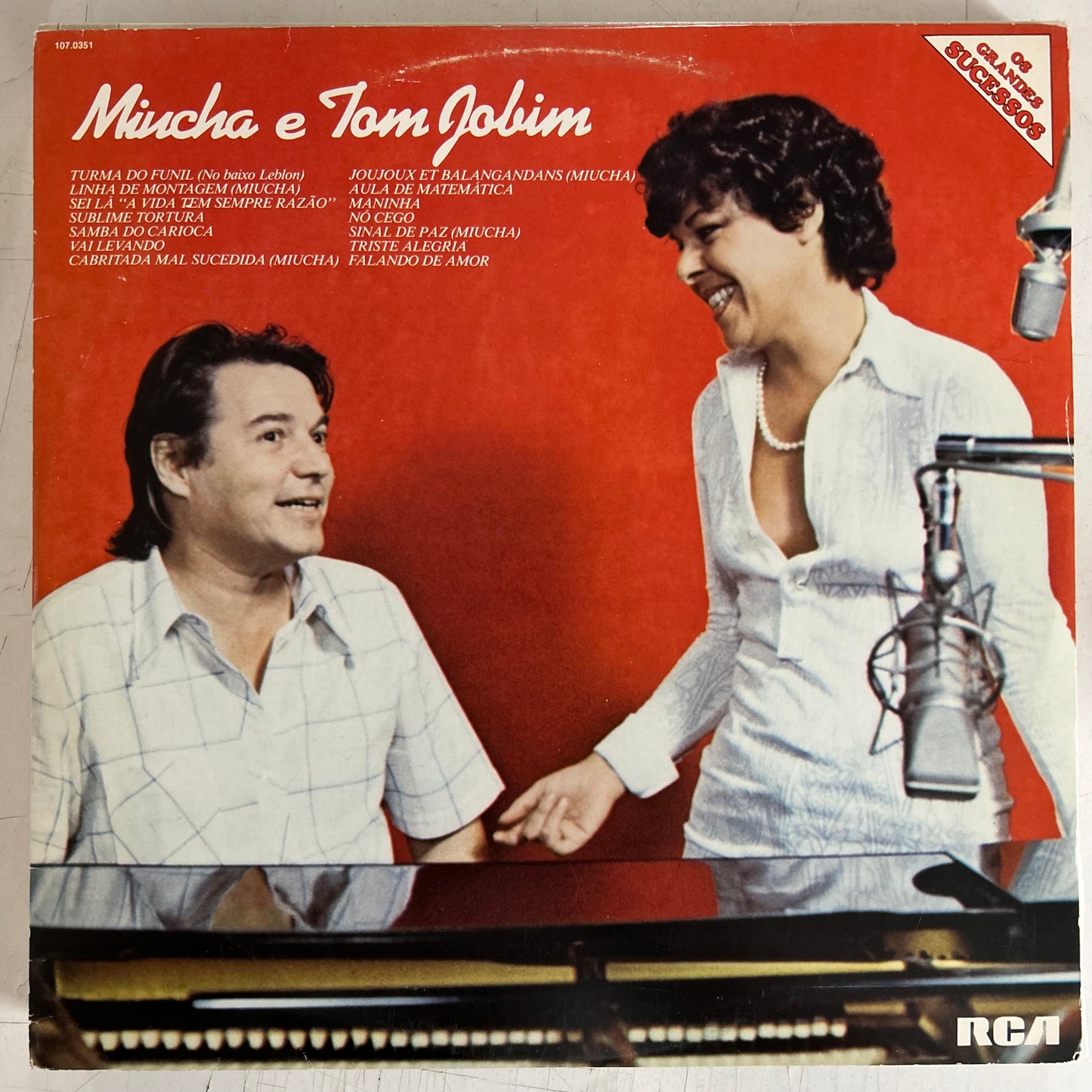 MIUCHA & JOBIM, TOM = OS GRANDES SUCESSOS (BRAZIL 1982) (USED)