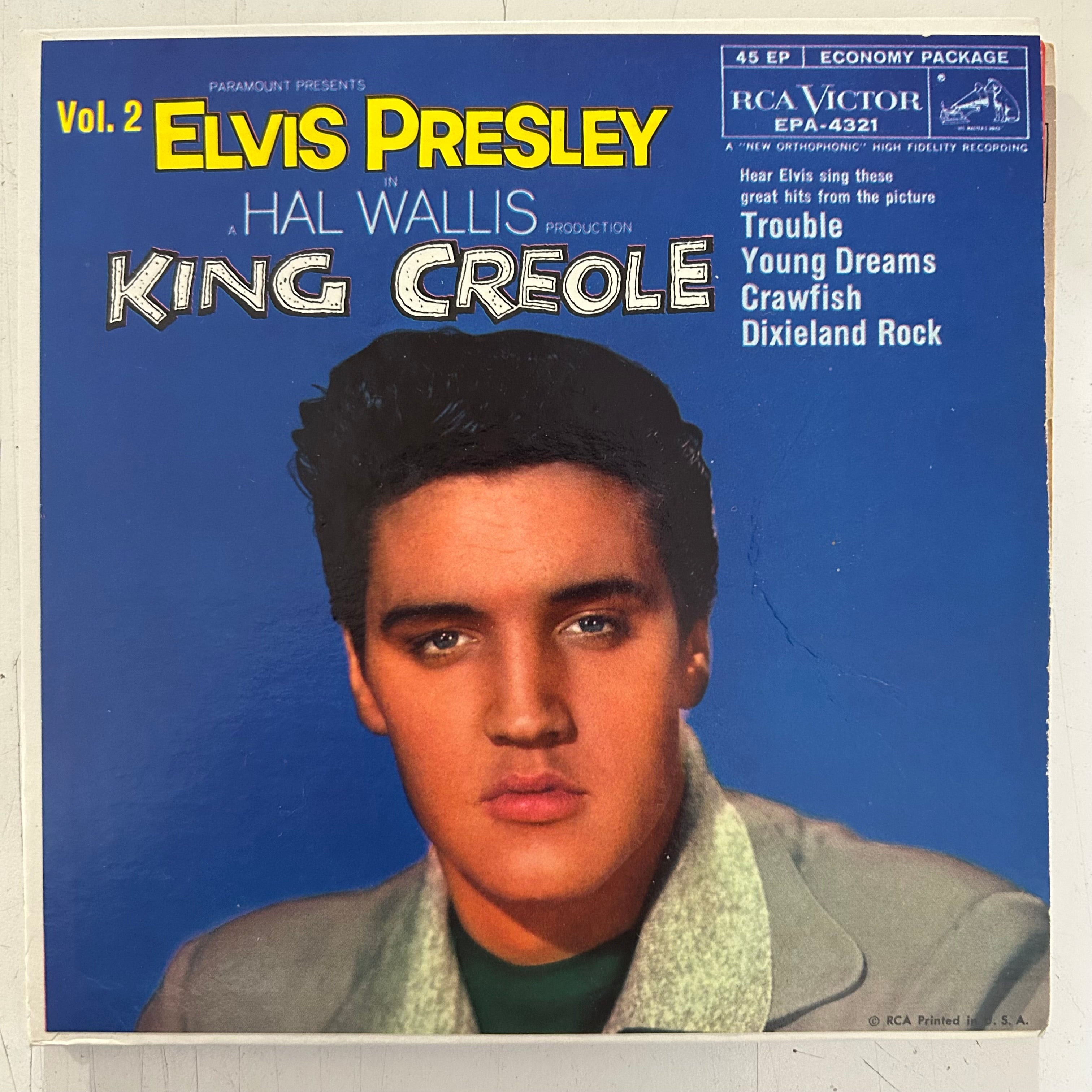 PRESLEY, ELVIS = KING CREOLE : VOL.2 (7 IN./EP) (US 1958) (USED)