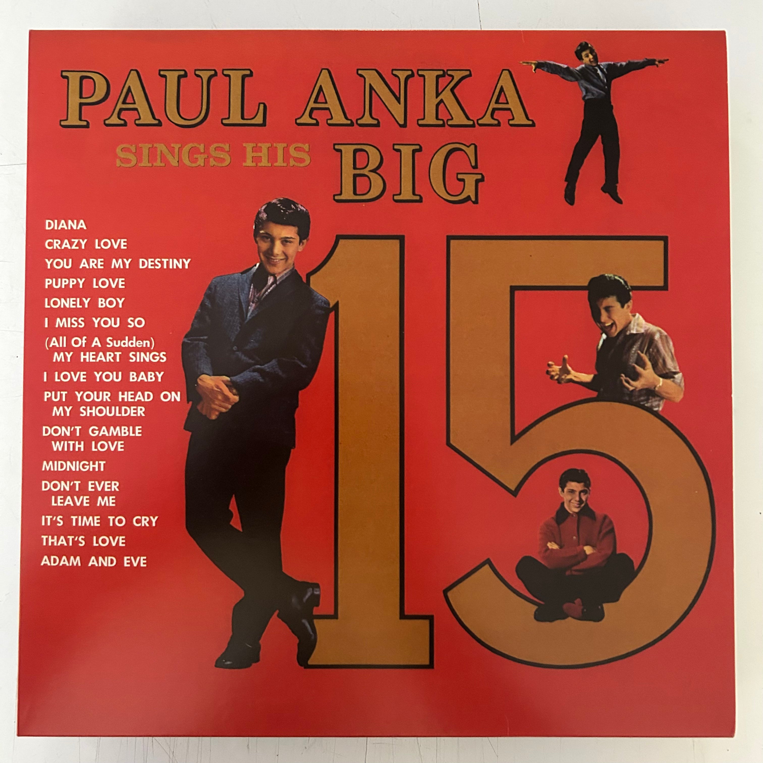 ANKA, PAUL = SINGS HIS BIG 15 (180G/GOLD) (US 1959 / 2024 REISSUE) (USED)