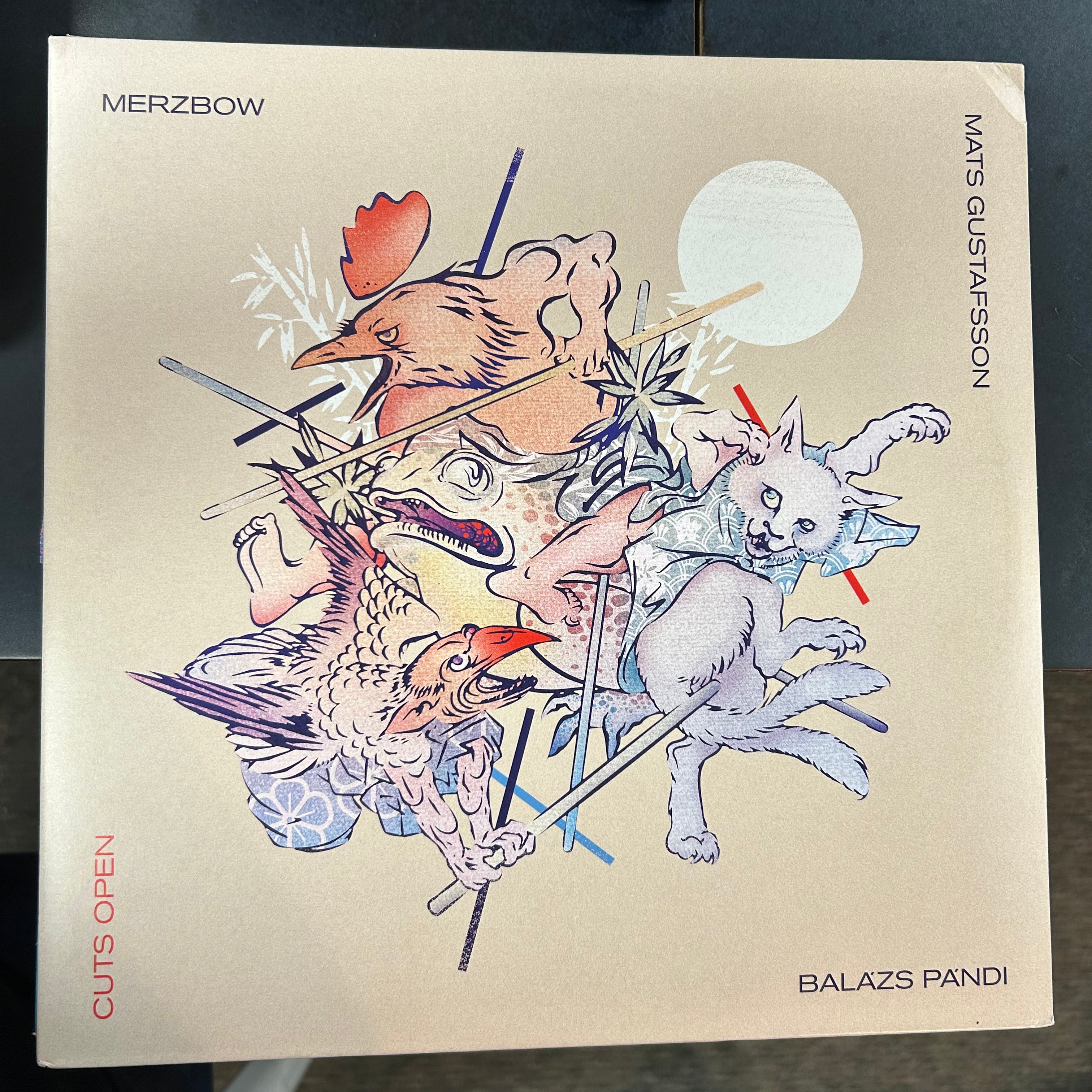 MERZBOW / GUSTAFSSON / PA’NDI = CUTS OPEN (2LP/180G/PURPLE) (UK 2020) (USED)