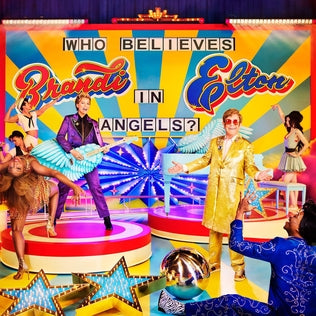 JOHN, ELTON / CARLILE, BRANDI = WHO BELIEVES IN ANGELS (180G/TRI-COLOUR)