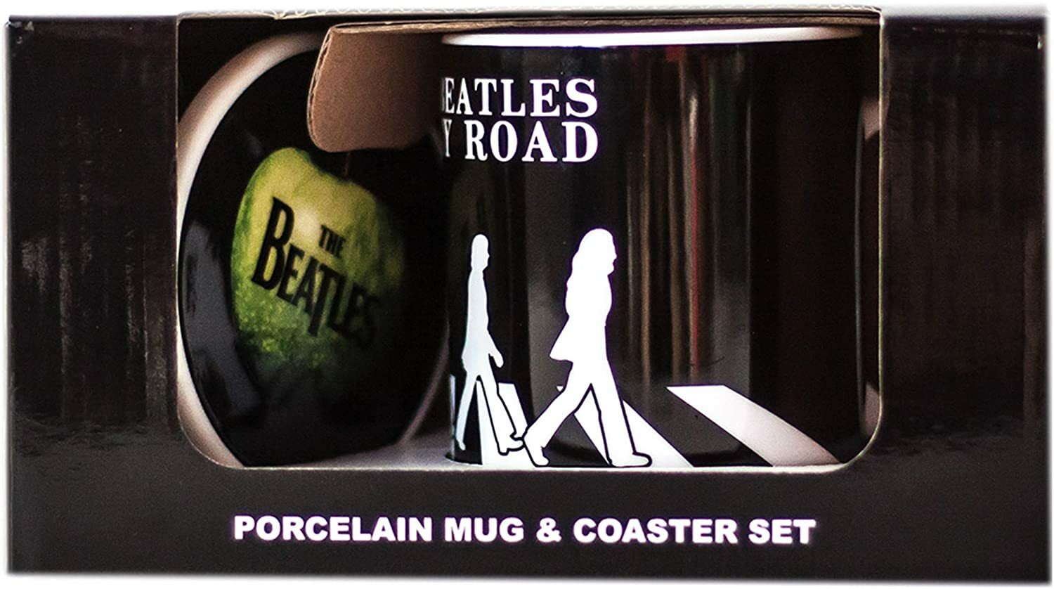 BEATLES = ABBEY ROAD MUG & COASTER SET