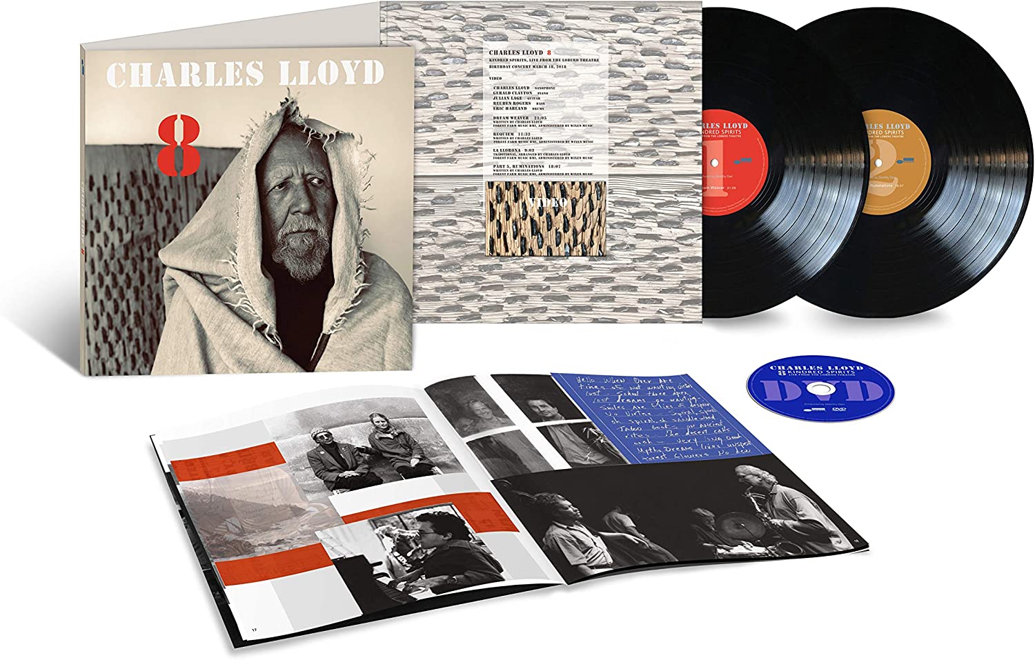 LLOYD, CHARLES = 8: KINDRED SPIRITS: LIVE (2LP/180G/BOOK)
