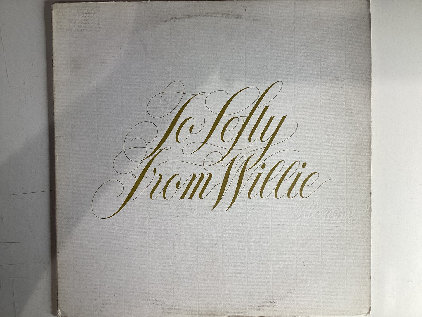 NELSON, WILLIE = TO LEFTY FROM WILLIE (USA 1977) (USED)