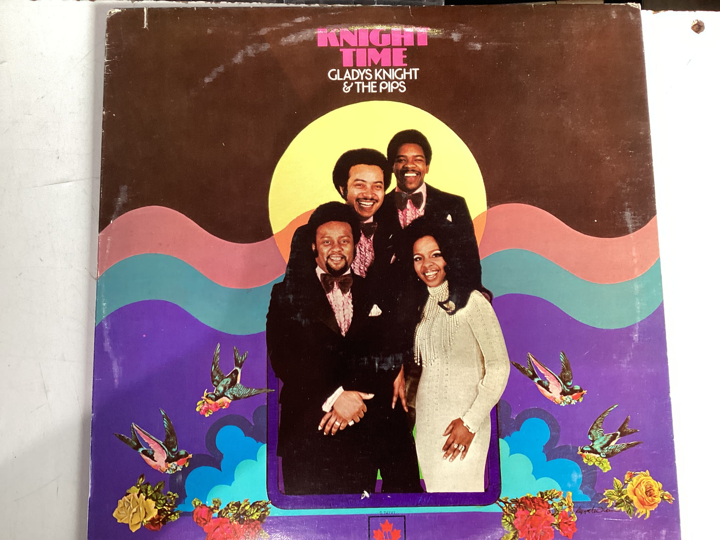 KNIGHT, GLADYS AND THE PIPS = IN THE BEGINNING (CDA 1974) (USED)= KNIGHT TIME (CDA 1974) (USED)