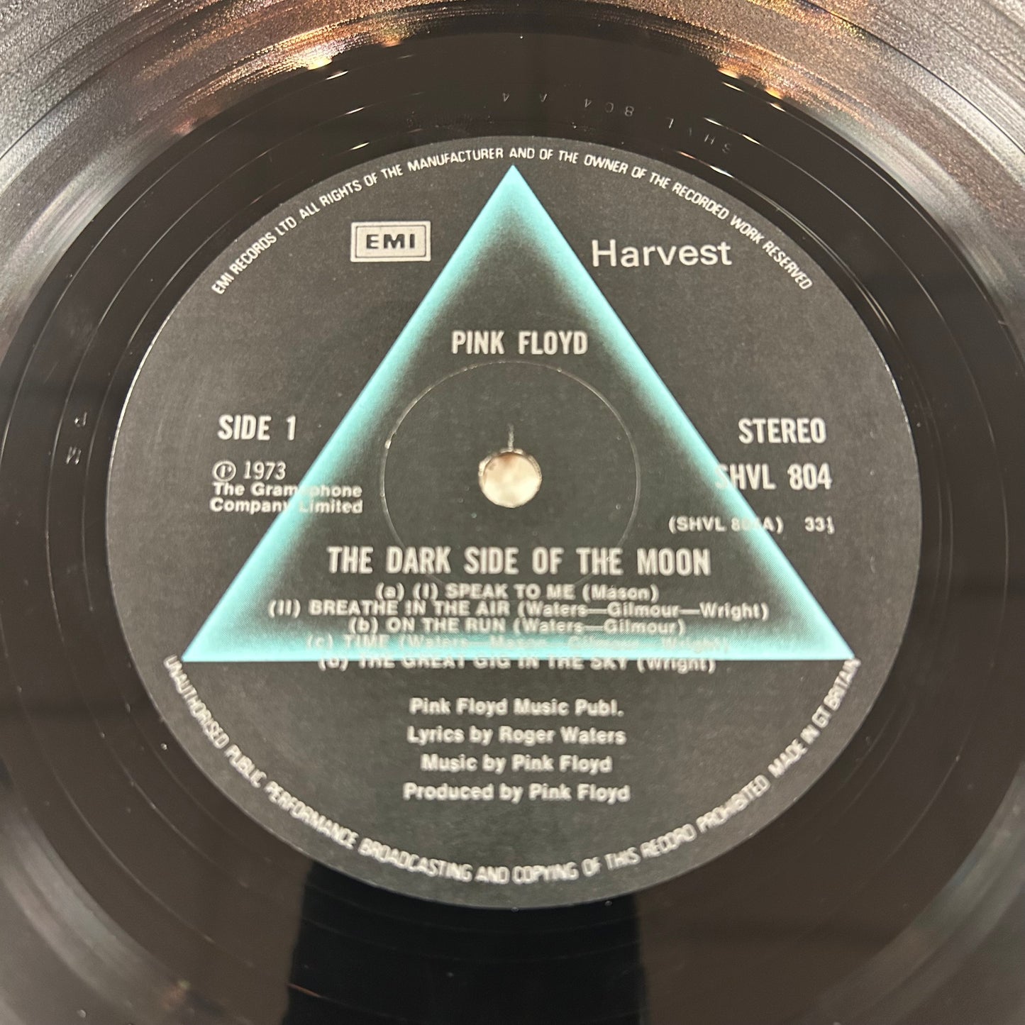 PINK FLOYD = DARK SIDE OF THE MOON [COMPLETE] (UK 1977 REISSUE) (USED)