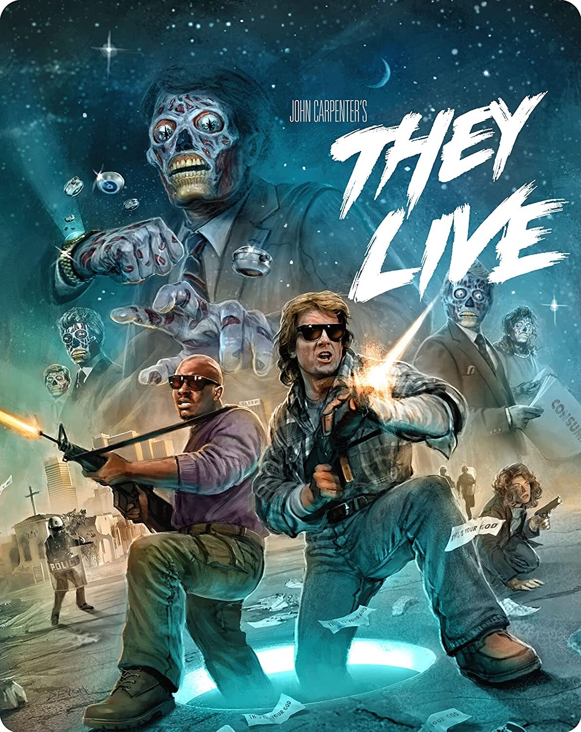 THEY LIVE (1988) [STEELBOOK] (4K BLURAY USED)