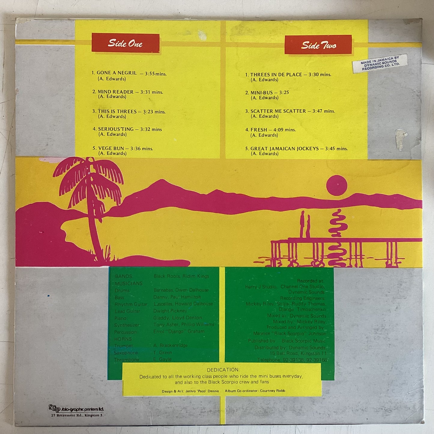 GENERAL TREES = NEGRIL (JAMAICA 1986) (USED)