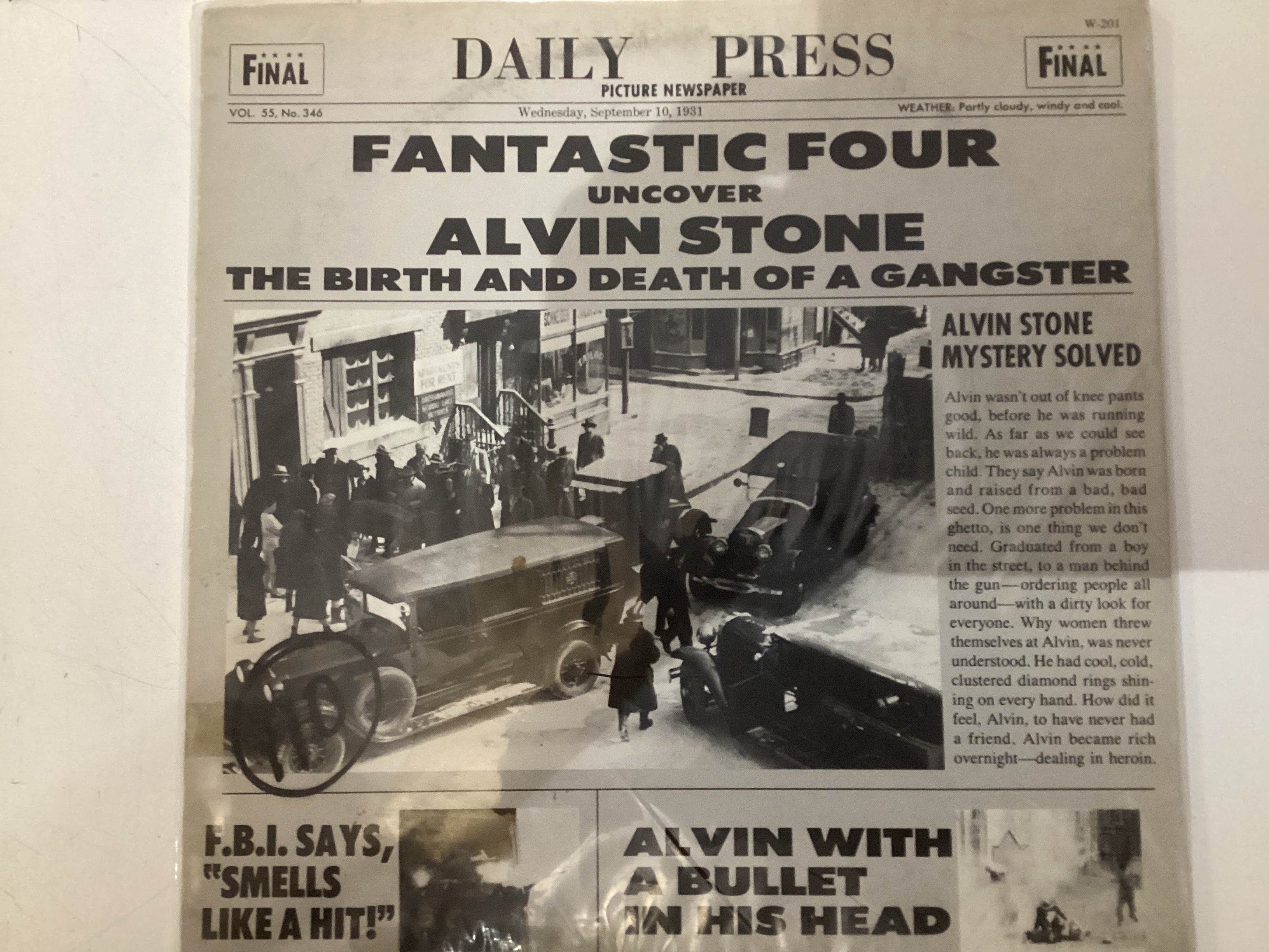 STONE, ALVIN = THE BIRTH AND DEATH OF A GANGSTER (USA 1975) (USED)