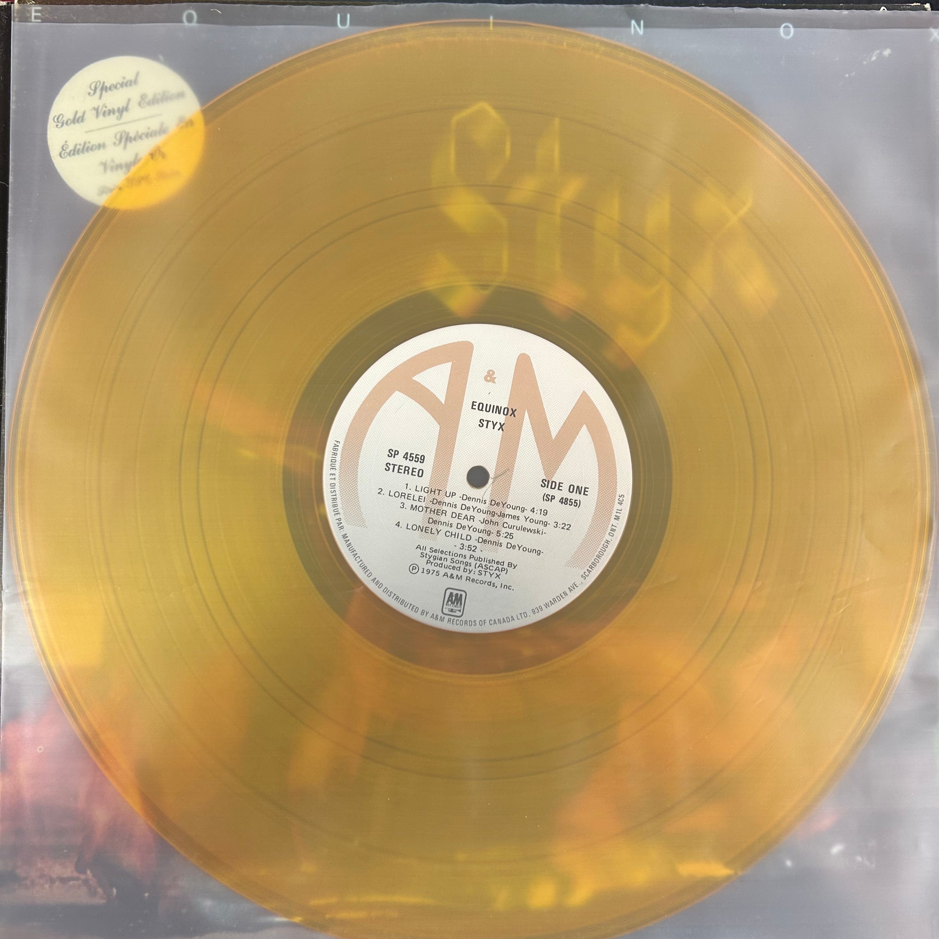 STYX = EQUINOX (GOLD) (CDN 1978) (USED)