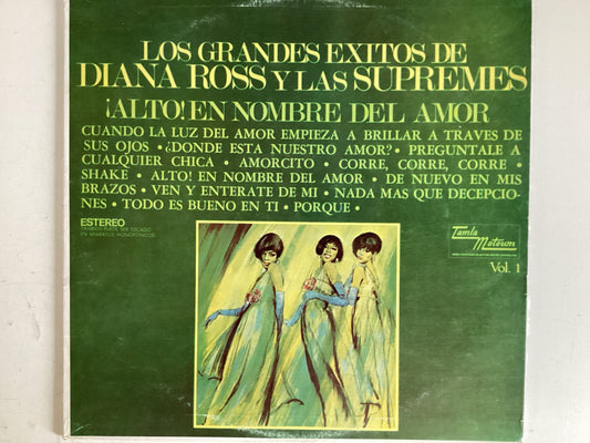 DIANA ROSS Y LAS SUPREMES = LOS GRANDES EXITOS (MEX 1968) (USED)