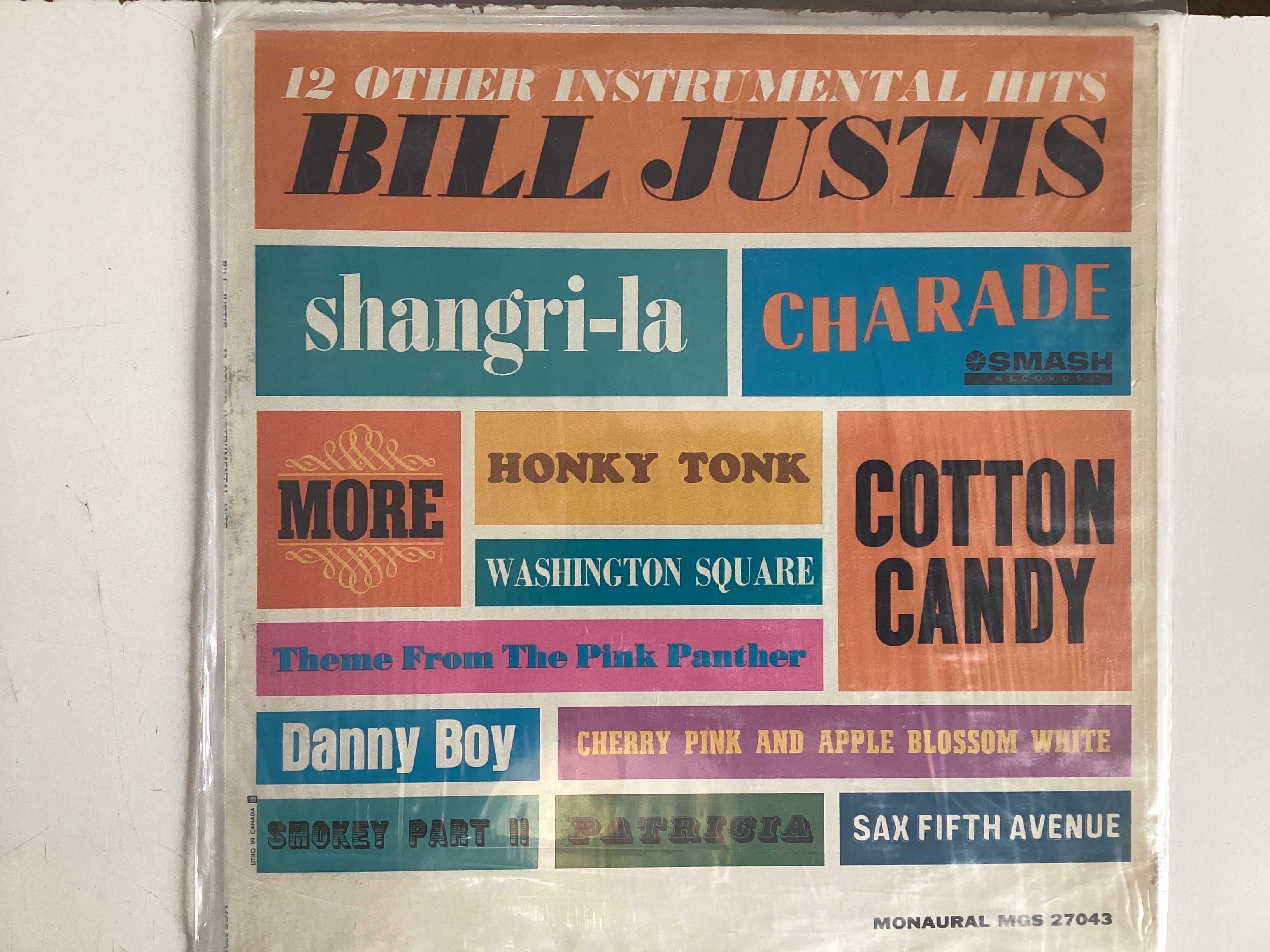 JUSTIS, BILL = 12 OTHER INSTRUMENTAL HITS (USA 1964) (USED)