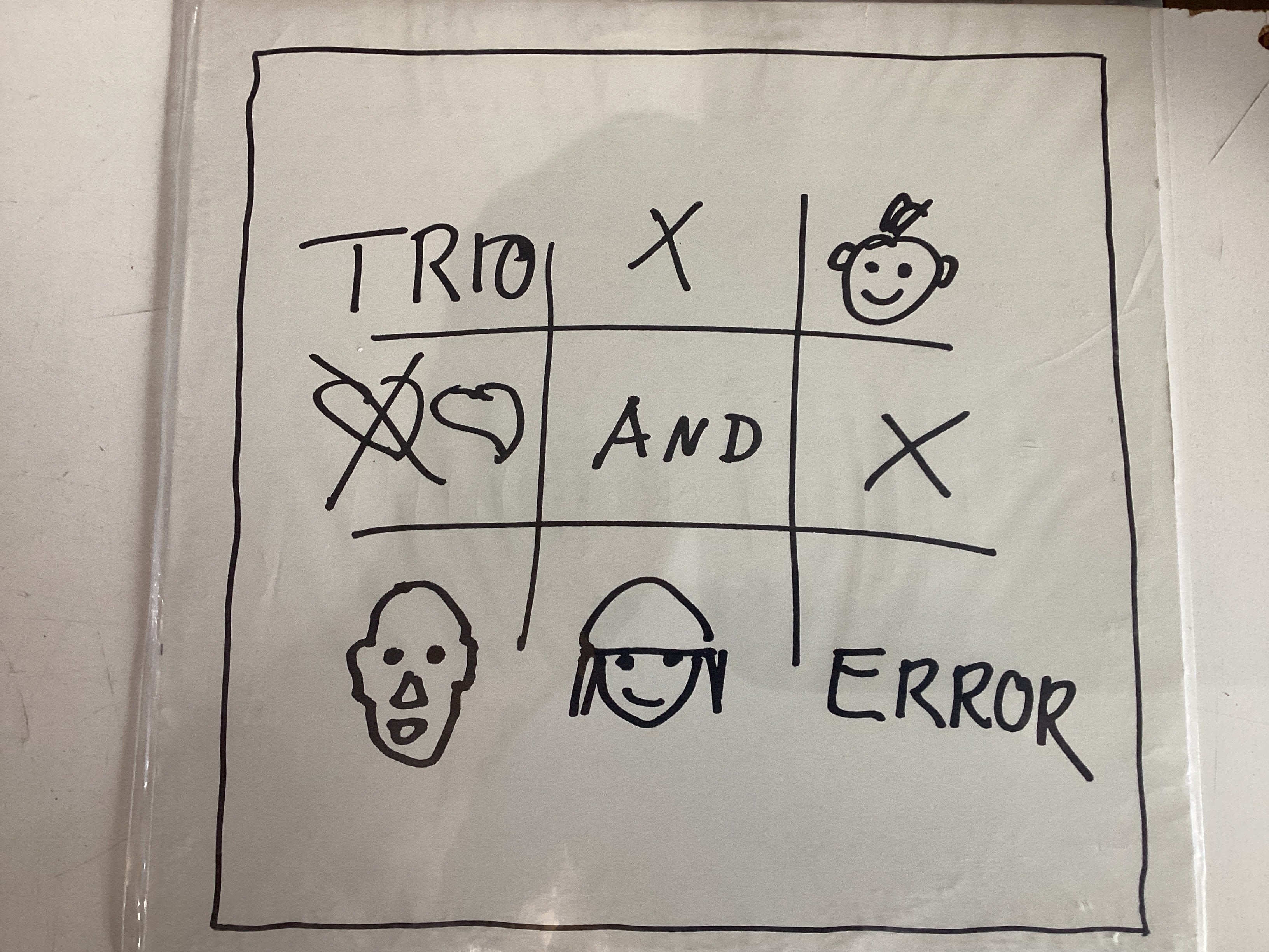 TRIO AND ERROR = SELF TITLED (CDA 1983) (USED)