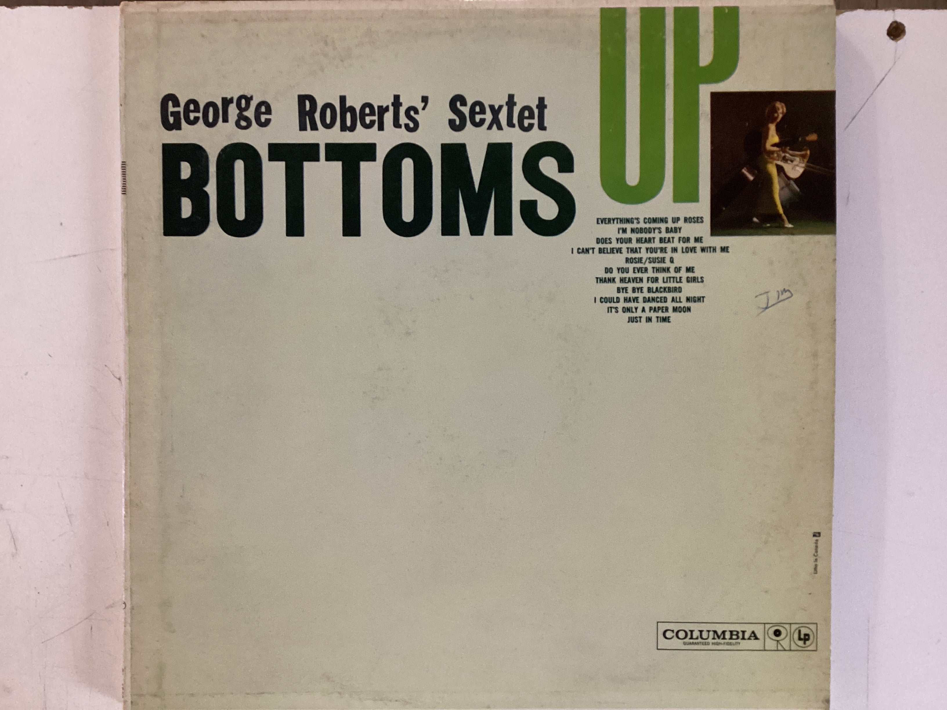 GEORGE ROBERTS SEXTET = BOTTOMS UP (USA 1960) (USED)