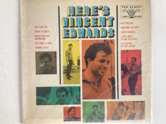 EDWARDS, VINCENT = HERE’S VINCENT EDWARDS (CDA 1968) (USED)