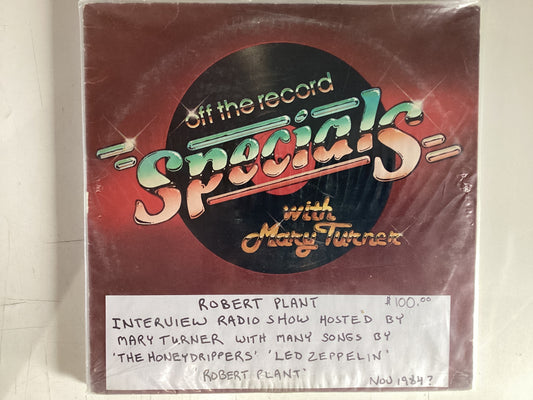 PLANT, ROBERT = INTERVIEW WITH MARY TURNER (USA 1984) (USED)