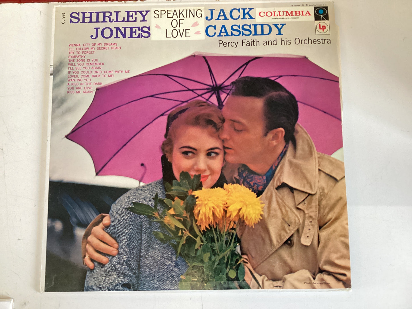 JONES, SHIRLEY - CASSIDY, JACK = SPEAKING OF LOVE  (CDA 1957) (USED)