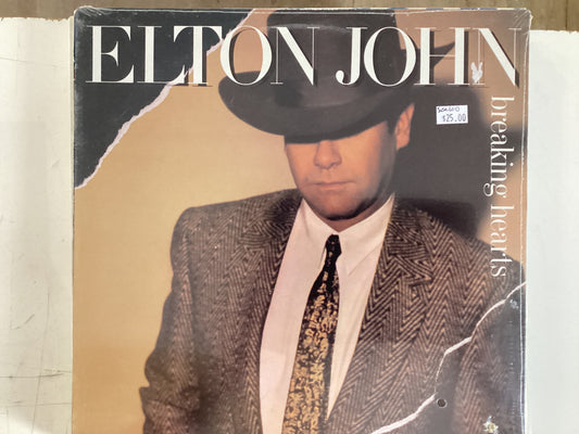 JOHN, ELTON = BREAKING HEARTS (CDA 1984) (SEALED)