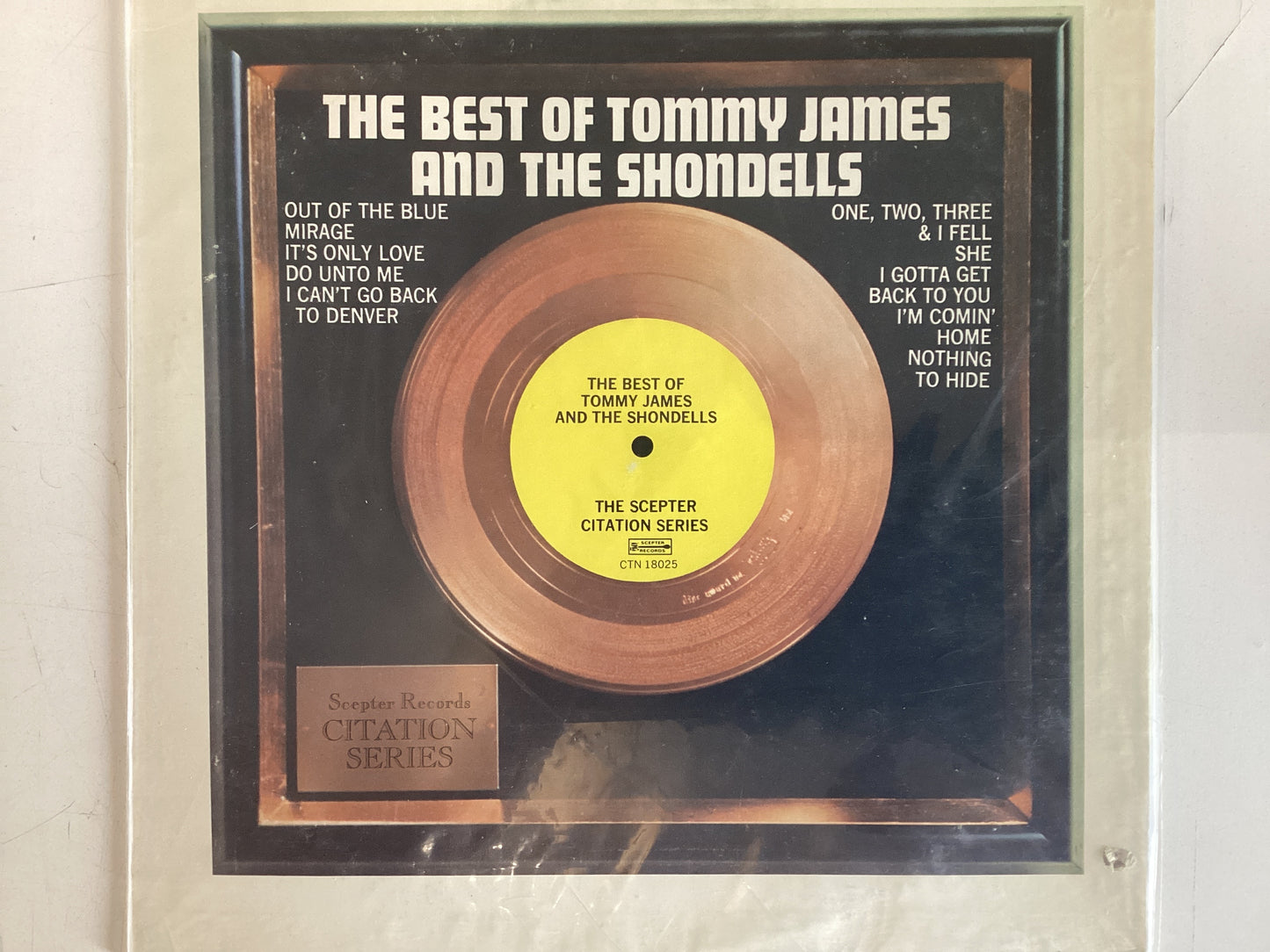 JAMES, TOMMY & THE SHONDELLS = BEST OF: SCEPTER CITATION SERIES (USA 1973) (USED)