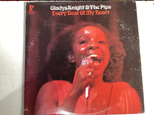 KNIGHT, GLADYS AND THE PIPS = IN THE BEGINNING (CDA 1974) (USED) = EVERY BEAT OF MY HEART (USA 1973) (USED)