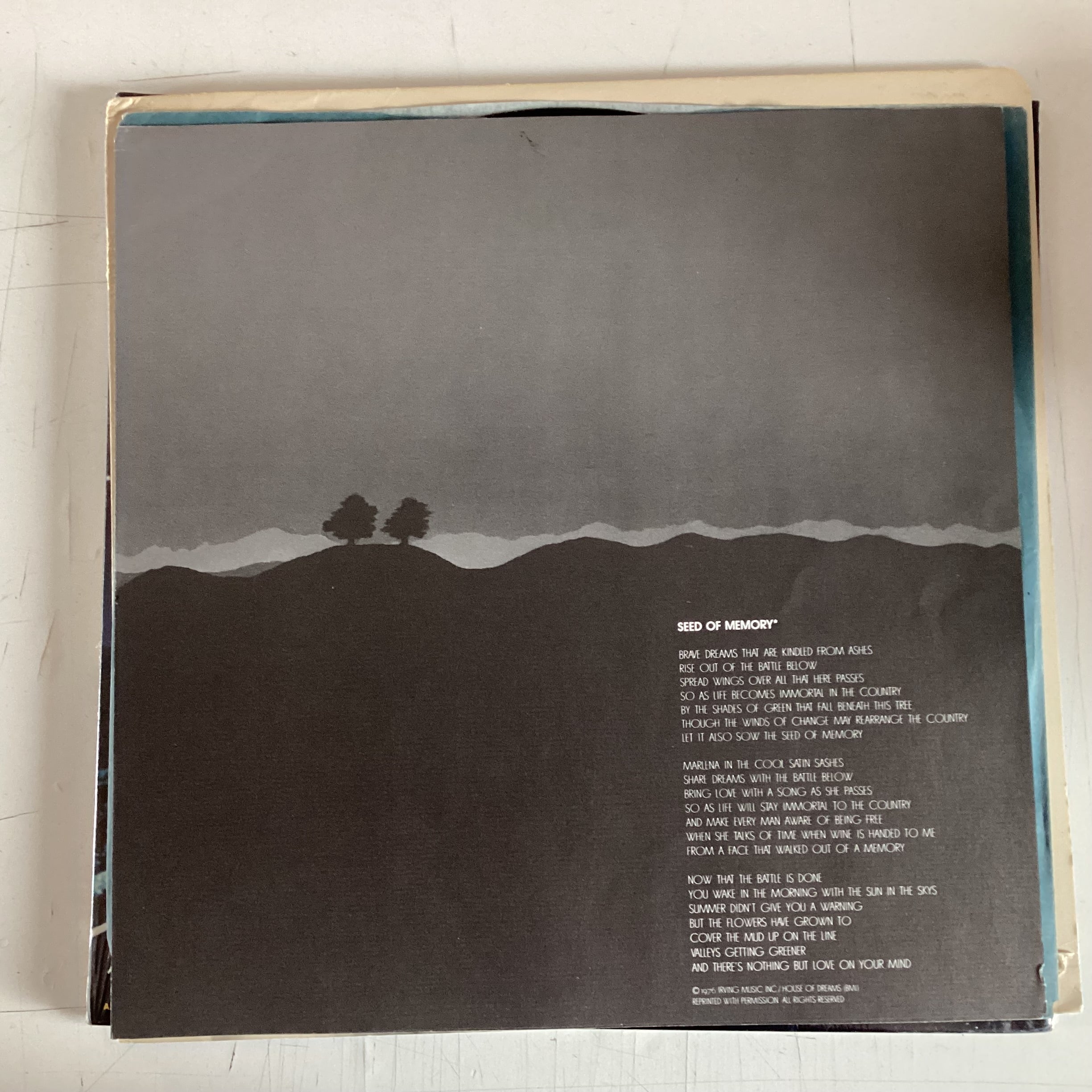 REID, TERRY = SEED OF MEMORY (USA 1976) (USED)