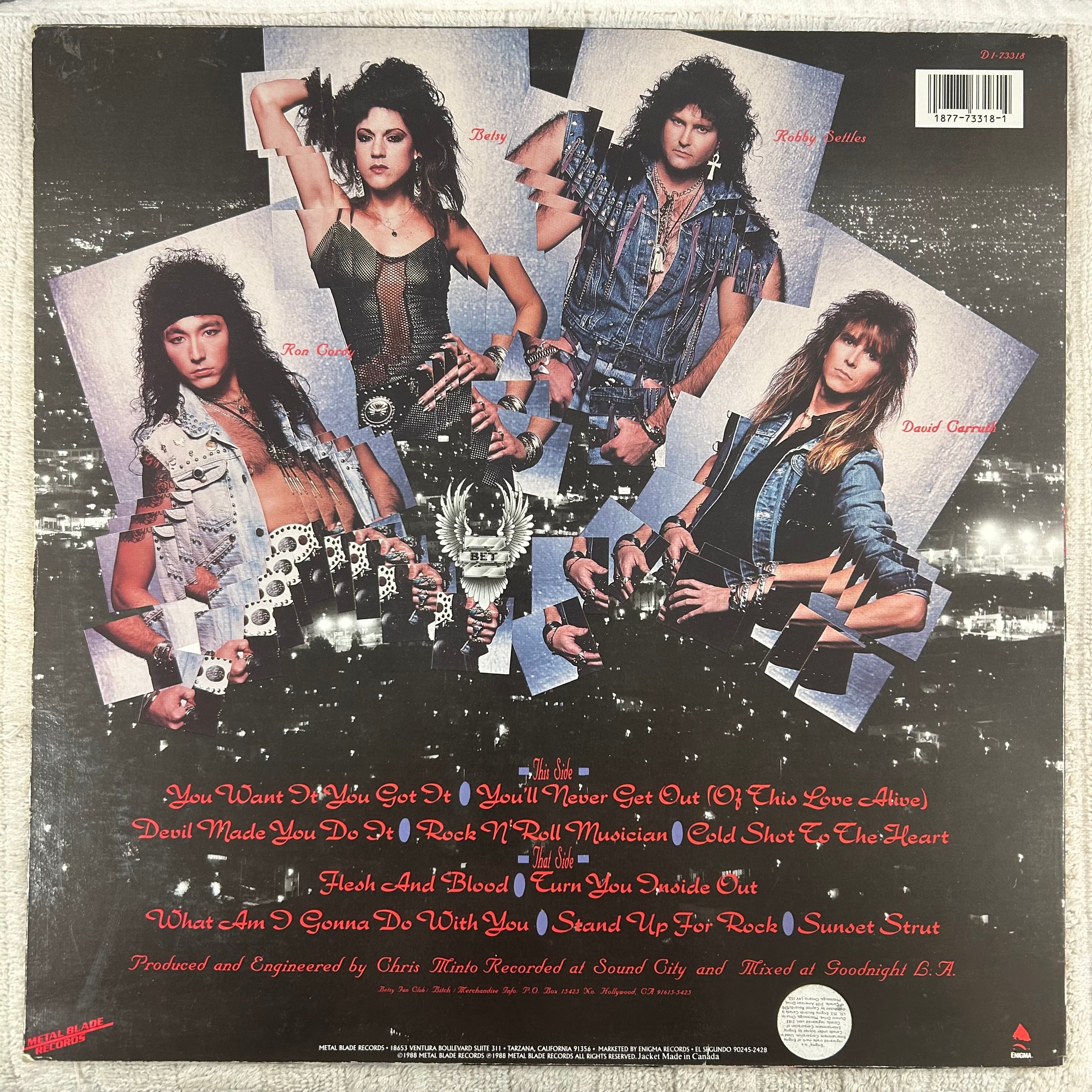 BETSY = BETSY (CDN 1988) (USED)