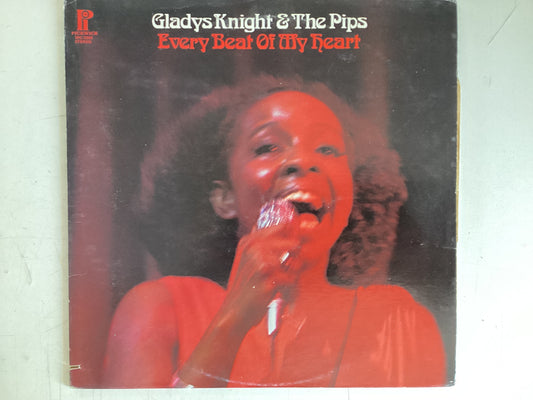 GLADYS KNIGHT AND THE PIPS = EVERY BEAT OF MY HEART (USA 1973) (USED)