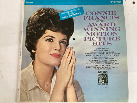 FRANCIS, CONNIE = WINGS AWARD WINNING MOTION PICTURE HITS (USA 1963) (USED)