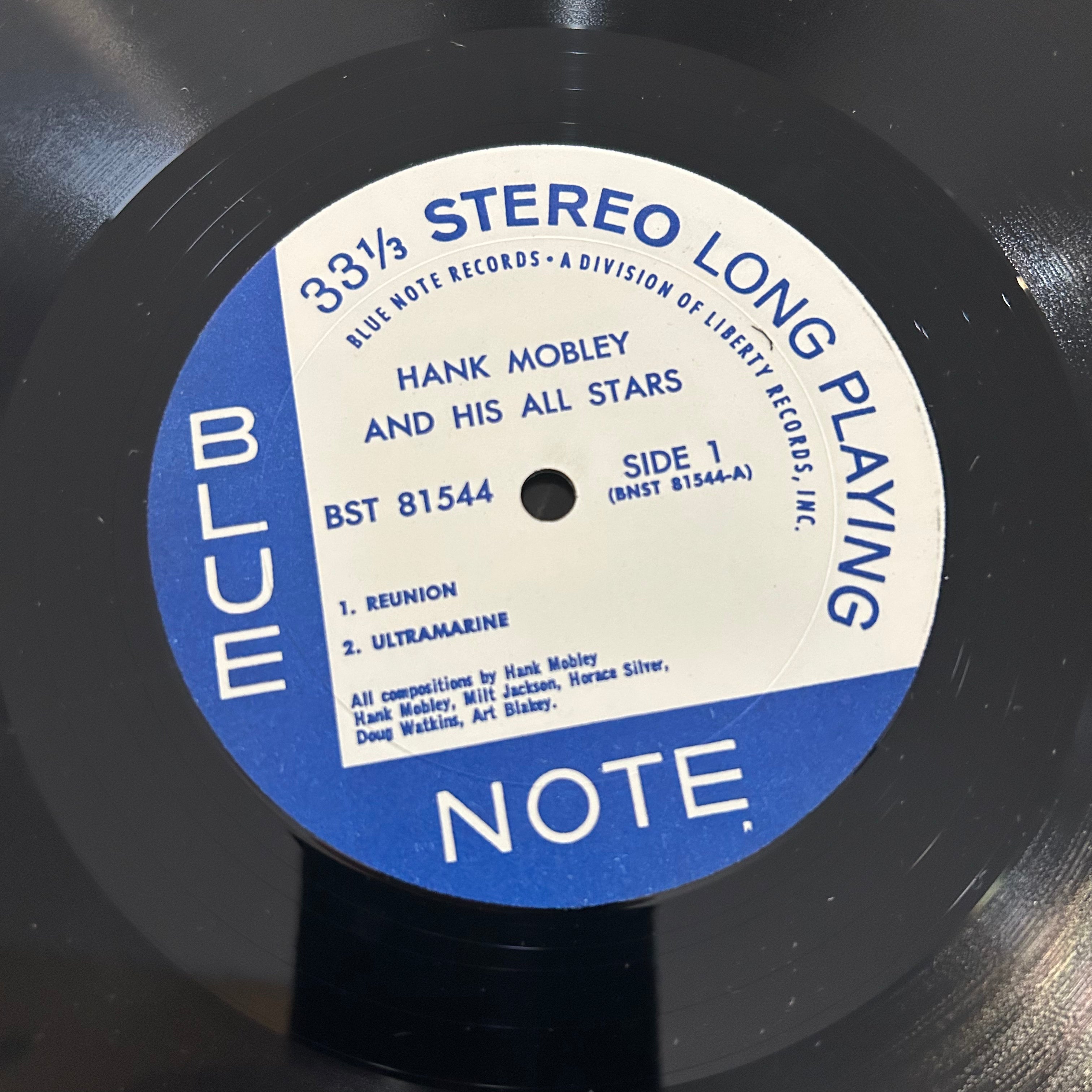MOBLEY, HANK = AND HIS ALL STARS (US 1967 REISSUE) (USED)
