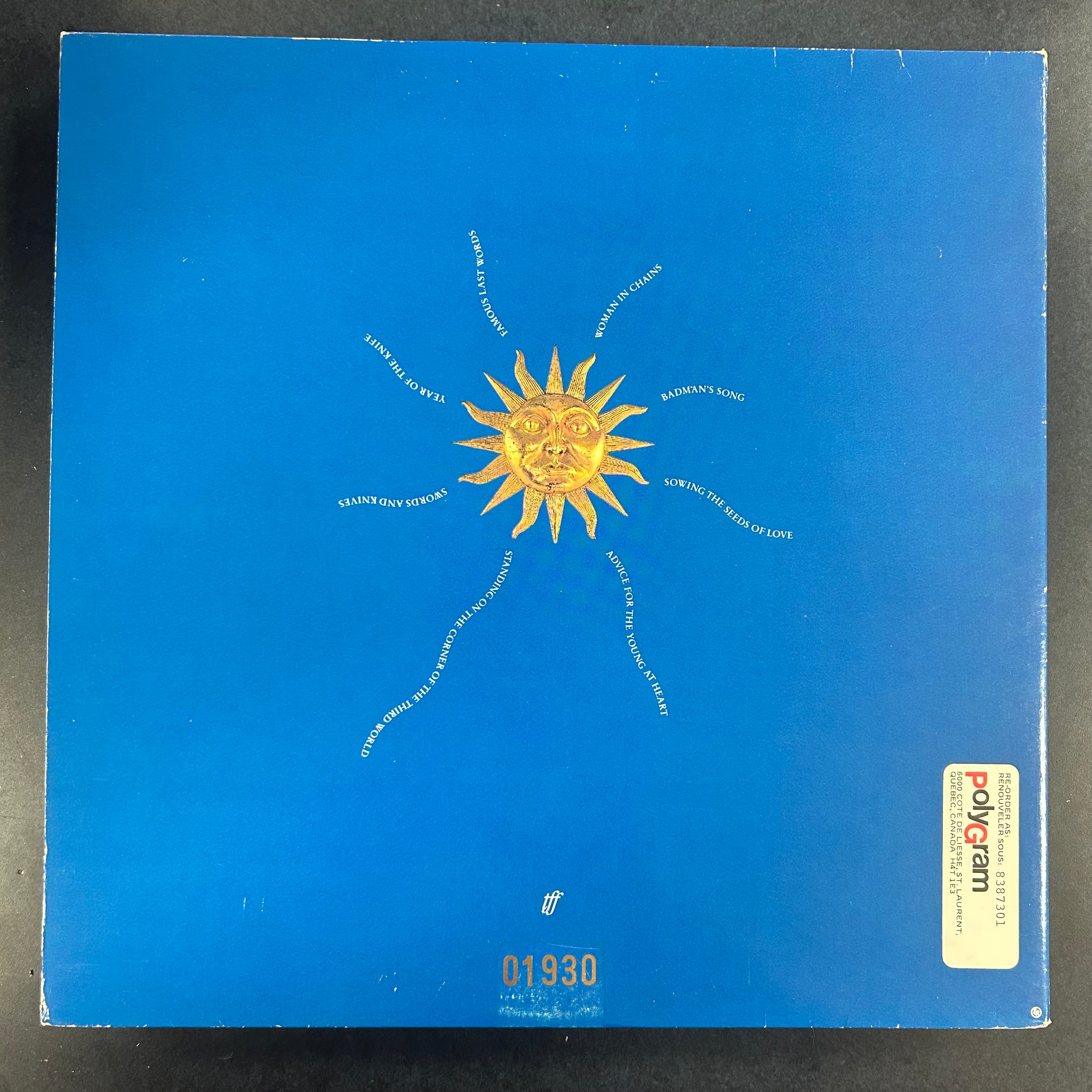 TEARS FOR FEARS = SEEDS OF LOVE [LTD NUMBERED] (CDN 1989) (USED)