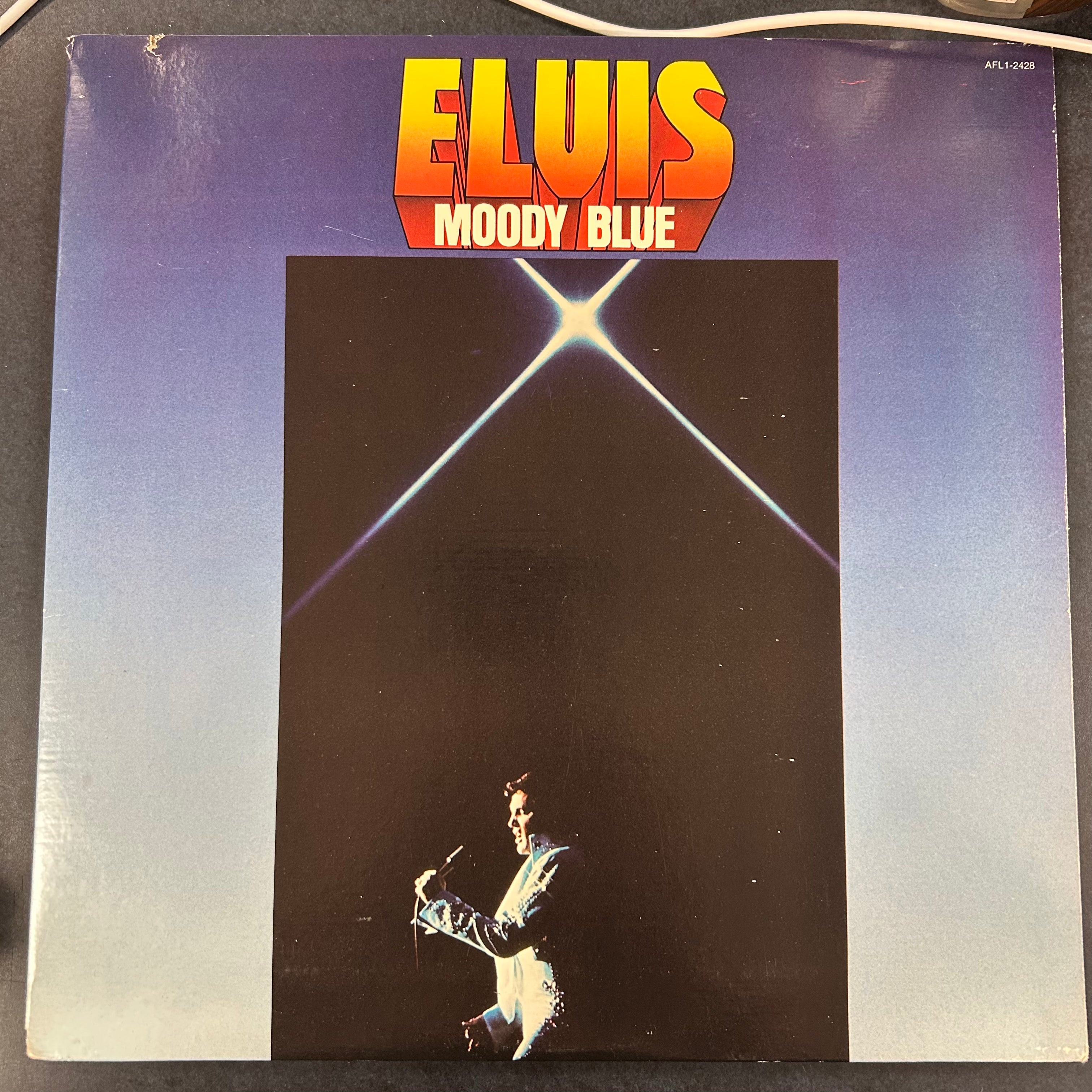PRESLEY, ELVIS = MOODY BLUE (BLUE WAX) (CDN 1977) (USED)