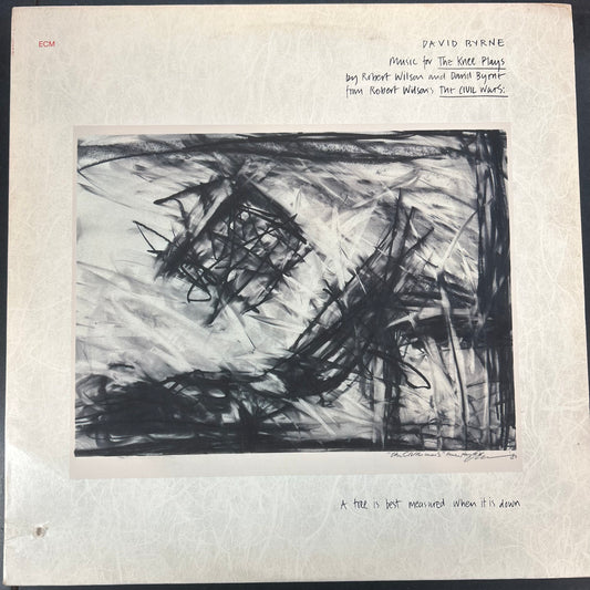 BYRNE, DAVID = MUSIC FOR THE KNEE PLAYS (US 1985) (USED)