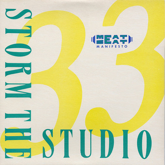 MEAT BEAT MANIFESTO = STORM THE STUDIO (US 1989 2 LP) (USED)