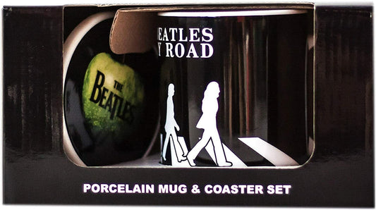 BEATLES = ABBEY ROAD MUG & COASTER SET