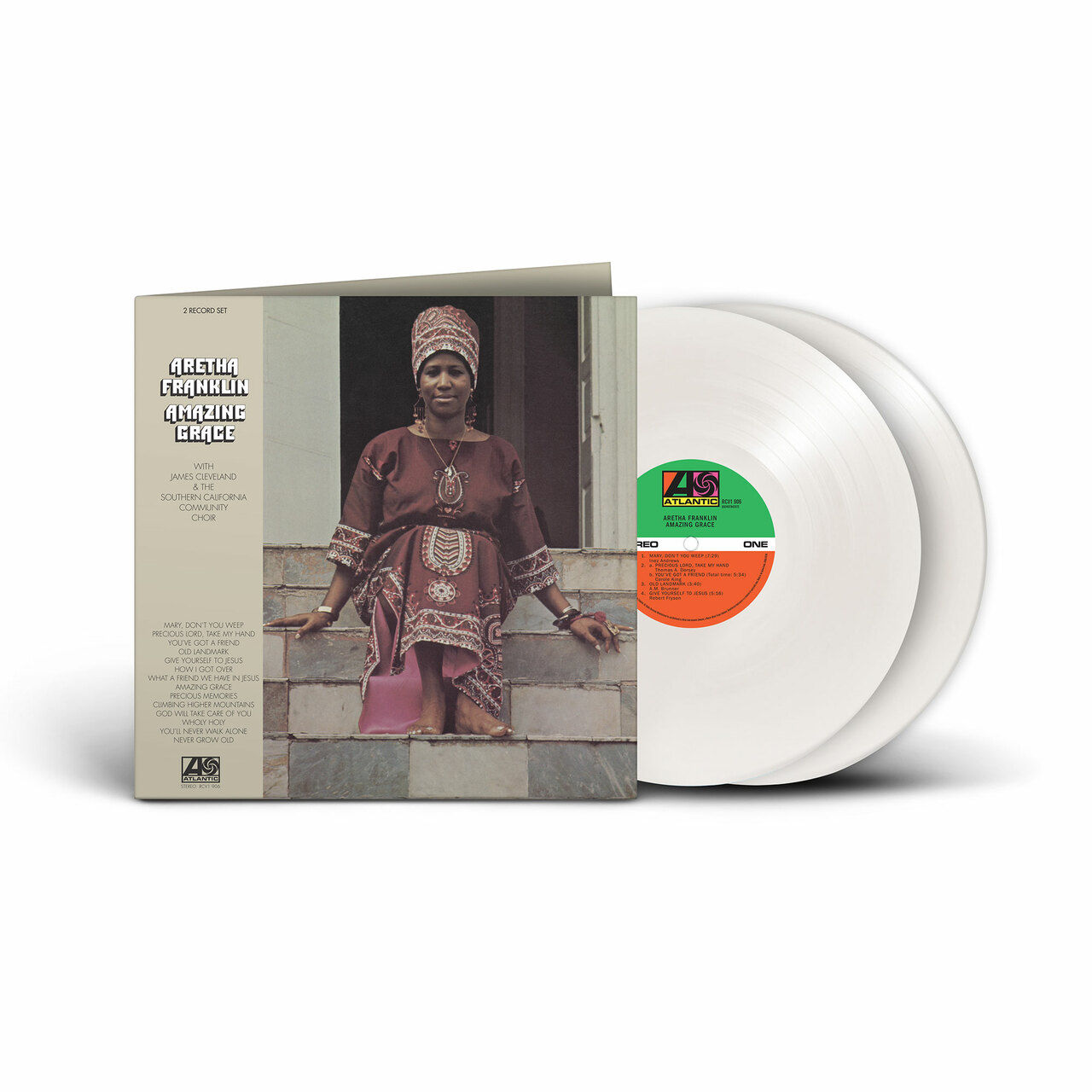 FRANKLIN, ARETHA = AMAZING GRACE (2LP/180G/WHITE) /INDIE EXC. WAX