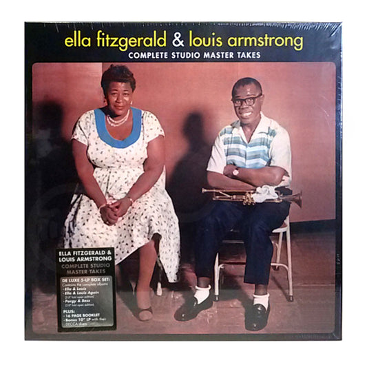 FITZGERALD, ELLA & ARMSTRONG, LOUIS = COMPLETE STUDIO MASTER TAKES (BOX SET)